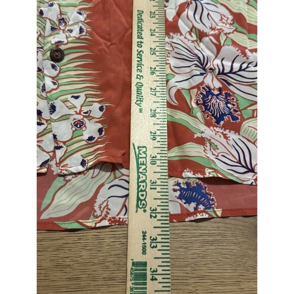 Avanti Original Silk Hawaiian‎ Shirt Size XL Floral Tropical Beach Travel Preppy - Picture 4 of 12